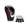 5 Speed Gear Shift Knob Manual Transmission Universal Car Pu Leather Extended Gear Shifter Gear Head Gear Stick Shift