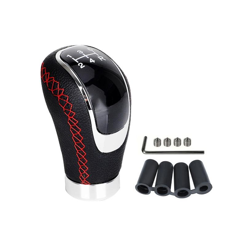 5 Speed Gear Shift Knob Manual Transmission Universal Car Pu Leather Extended Gear Shifter Gear Head Gear Stick Shift