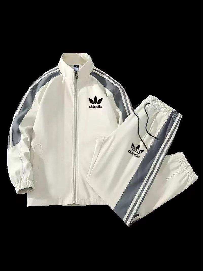 

Чоловічий повсякденний осінній спортивний комплект: Вільна, Проста Вулична Мода для Підлітків XL бежевий