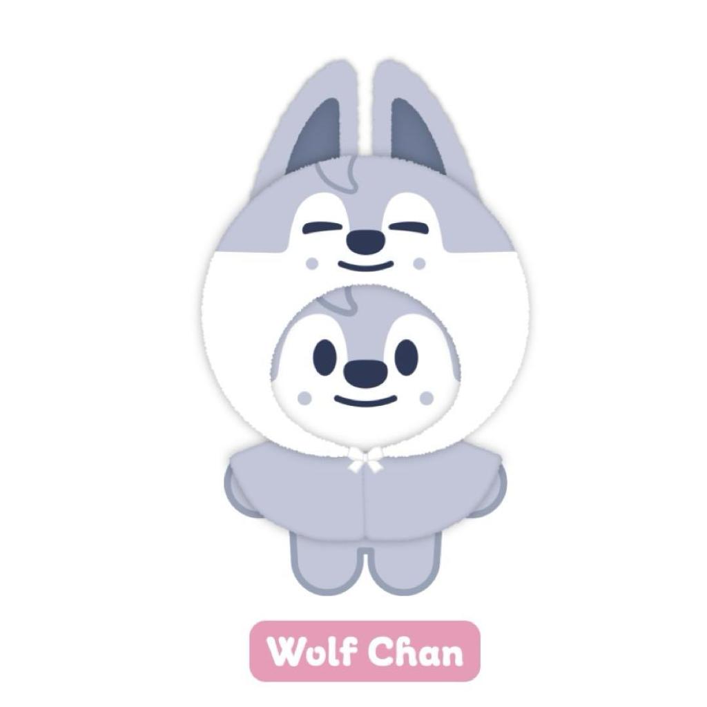 [USED] SKZOO 10cm OUTFIT SKZ 5′CLOCK Wolfchan