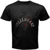 Steelheart Steel Heart Logo 80S Tee Men's Black T-Shirt Size S To 3XL