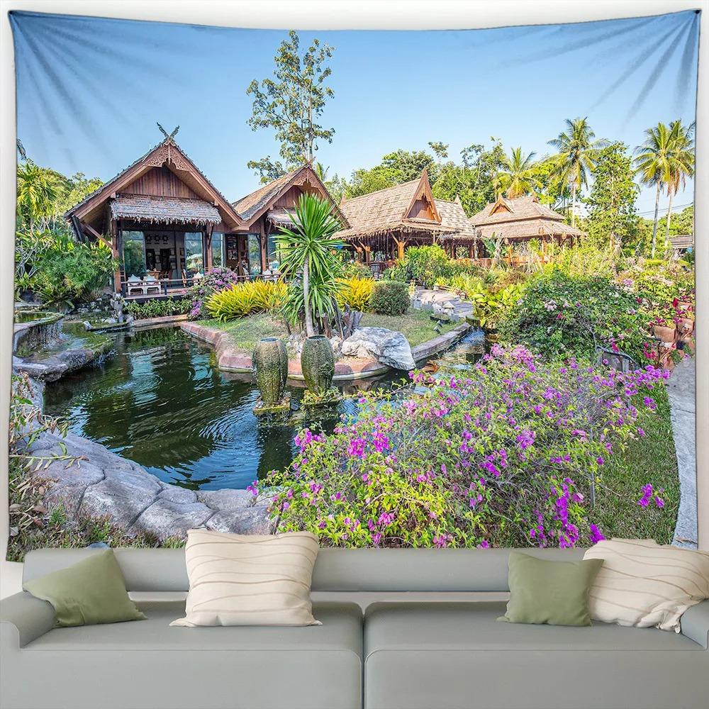 Flower Plant Garden Tapestry Bedroom Living Room Tapestry Home Wall Decoration Tapestry