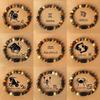 Zodiac Natural Stone Bracelet Tiger Eye Beaded Bracelet Astrology Jewelry Birthday Gift