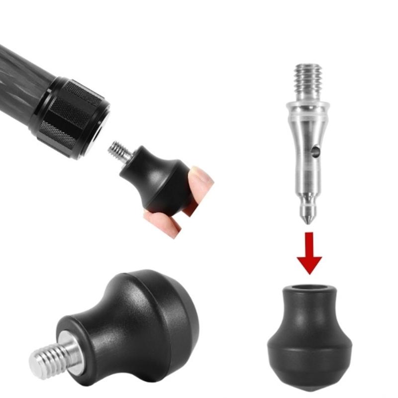 Stainless Steel AntiSlip Camera Foot Spikes Pad For Monopod Tripods Accessories For Outdoor Shootings