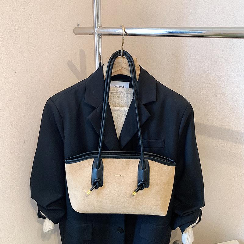 

Сумка-тоут большой вместимости в стиле ретро для поездок на работу, женская новая универсальная повседневная наплечная сумка, простая и модная сумка-тоут