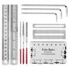 Ruler Fret Sanding File Maintenance Tools 3 In 1 String Winder Guitar Tools Kits Repairing Set