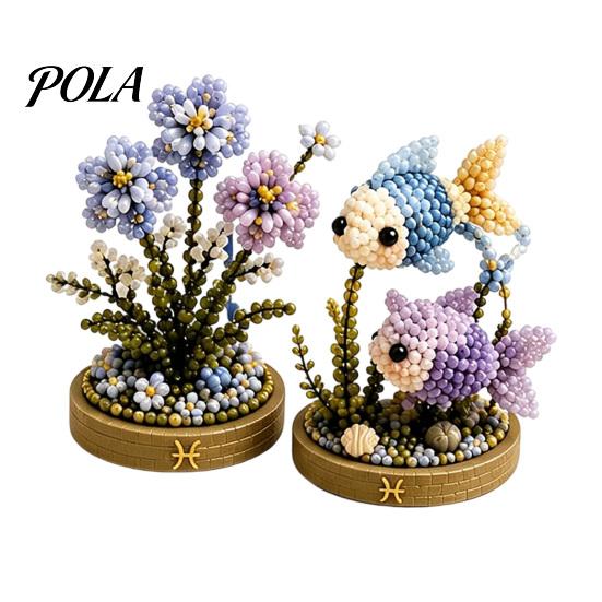 12 Tierkreiszeichen Perlen Bastelset, DIY Perlen Garten Set, 3D Perlen Astrologie Blume Set mit Vorsortierten Perlen Werkzeugen, Perlen Bastelprojekt für Anfänger