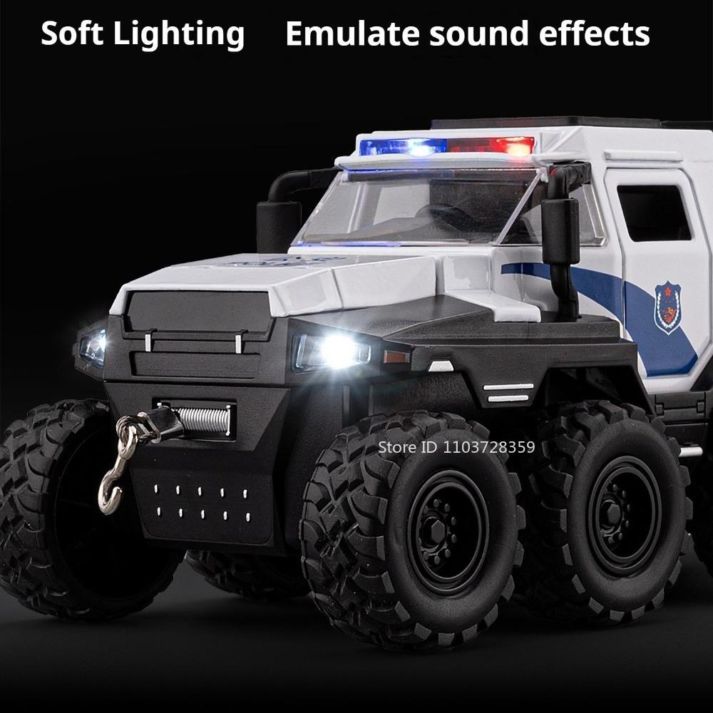1:32 Conqueror Sabertooth gepanzertes Fahrzeug Modell Spielzeug Legierung Druckguss Pull-Back Sound Licht Exquisites Geländefahrzeug für Jungen Geschenke