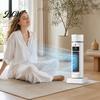 Bedroom Tower Fan Portable with Remote Control, 6 Speed 7 Color LED Night USB Powered Cooling Light, Quiet Air Cooler, Misting for Home Office