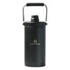 LALPHA Ice Vacuum Insulated Ice Keeps Ice Cold and Stainless Perfect for Camping and Outdoors Jug, Container, Hot, Steel, (1.8L, Black)