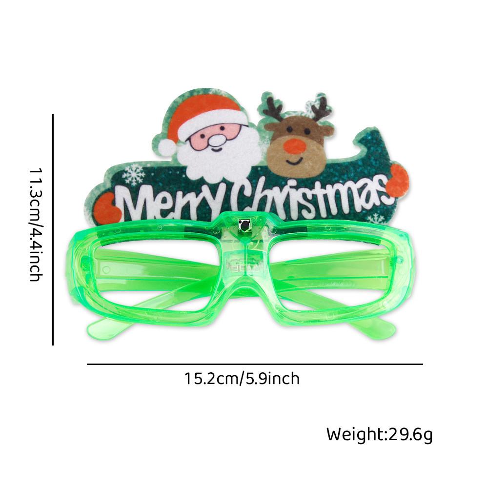

Веселые Праздничные И Светящиеся Светодиодные Очки Для Рождественских Вечеринок И Мероприятий Ночью Christmas Glasses L
