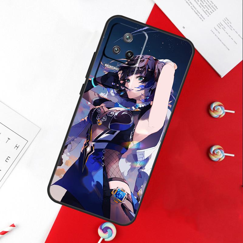Yelan Genshin Impact Hülle Für Xiaomi 11T 12T 13T 14T Pro 13 14 15 Ultra POCO X7 Pro X3 X5 X6 F5 F6 M6 Pro Case