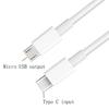 Type C to Micro USB Male to Male Sync Charge OTG Reverse Charge Cable Cord