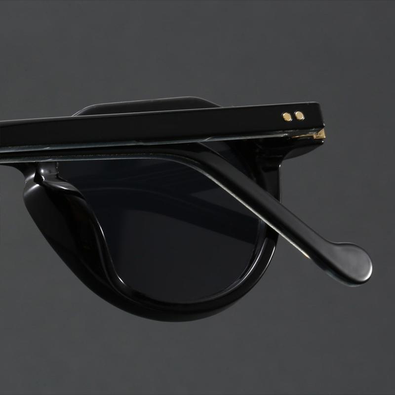 Vintage Round Frame Sunglasses Women Men UV400 Sturdy New Trends for Men Sunscreen Sunglasses Women Punk Propionic Fake Glasses