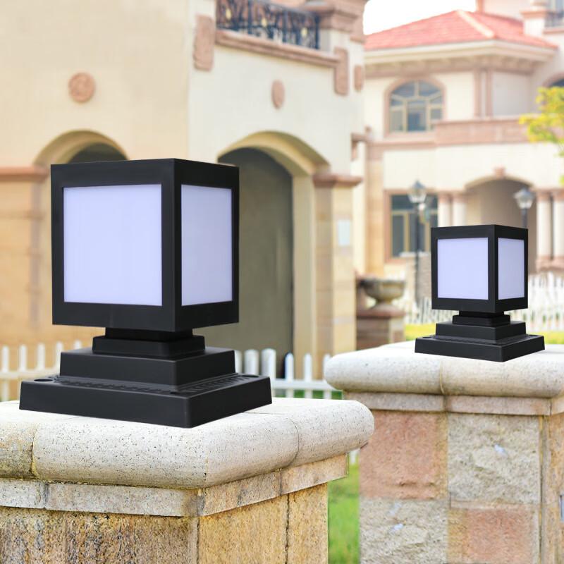 8LED Solar European Style Outdoor Wall/Pillar Light