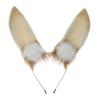 Bandeau de Pâques Oreilles de Lapin en Peluche Anime Maid Cerceau à Cheveux Costume Cosplay Headdress de Fête d'Halloween Fille Bandeau de Spectacle de BD