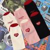 [Banana Sisters/26SS] Hats Heart Lettering High Crew Socks 3 Colors