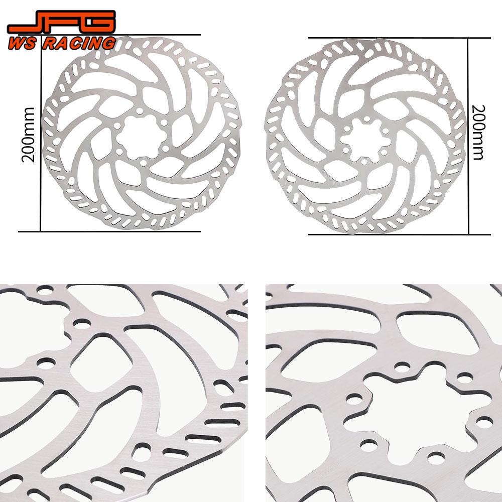 Motorcycle Front Rear Brake Discs Brake Pads Steel For Sur-Ron Sur Ron Surron X S Off-Road Electric Vehicle
