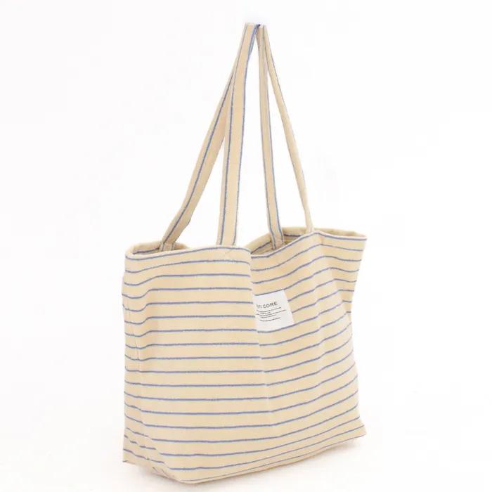 Terry Tote Bag Butter Blue
