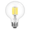 Wonninek LED Bulb, E26 Base, 10W, G95 Filament, Edison Bulb, High Brightness, 1535lm, 2700K, Equivalent To 100W, Non-Dimmable, Retro Style, High