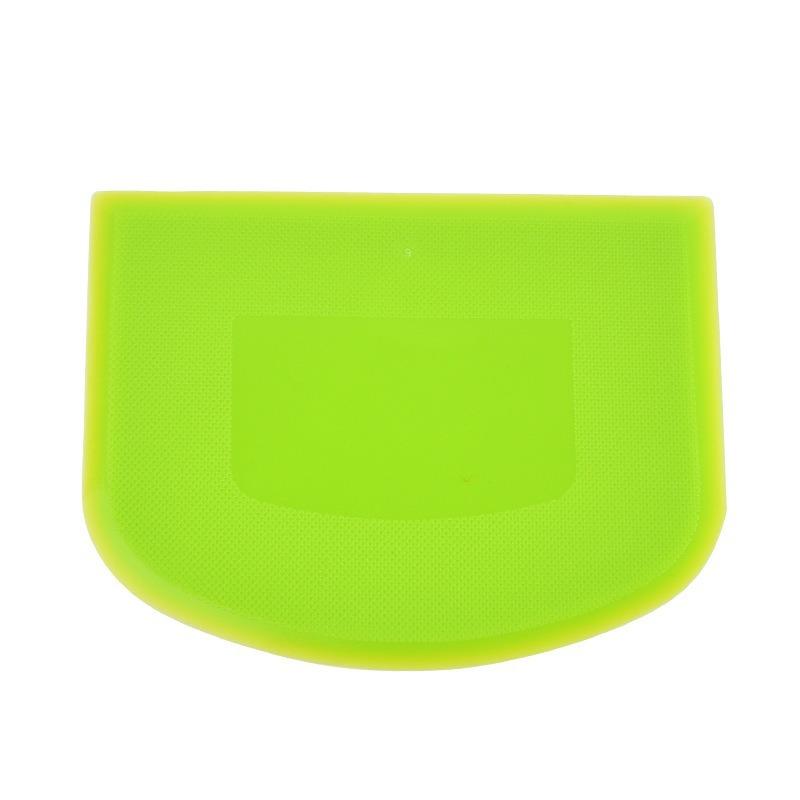 1PC Dough Scraper Bowl Scraper Food-safe Plastic Dough Cutter Flexible Practical Bench Scraper Plastic Cake Cream Spatula