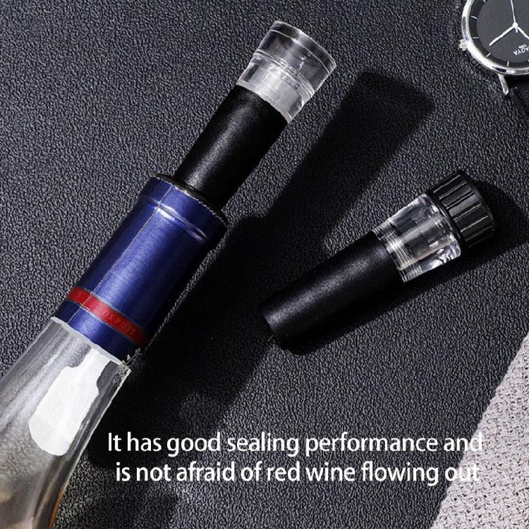 Wine Bottle Sealers Spill Proof Vacuum Technology Food Safe Silicone Construction Wine Preservations Accessories