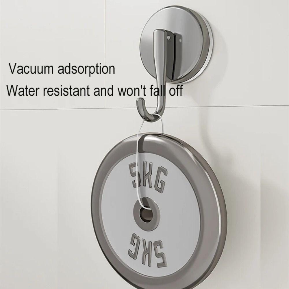 2PCS Strong Vacuum Suction Cup Hook Punch-free Wall Hanger Multifunctional Wall Mount Hook  Kitchen