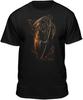 Grim Reaper Scythe Smoke Flames T-shirt