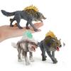 Realistische Wilde Dieren Arctische Wolf Buidelwolf Gorgonops Manenwolf Model Actiefiguren Jungle Bos Dier Speelgoed voor Kinderen