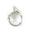 Excellent HERMES Ring Croisette ring Silver AG925 Women Used