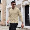 Herren Pullover mit Rollkragen Strickpullover Langarm Lässiges Basisschicht Oberteil für Herbst Winter