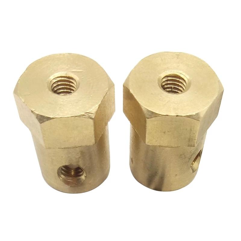 8pcs/lot Hexagon Coupling 12mm Tire Connector Coupling 2mm/3mm/4mm/5mm/6mm/8mm Hex Adapter for RC Cars Connecting Parts