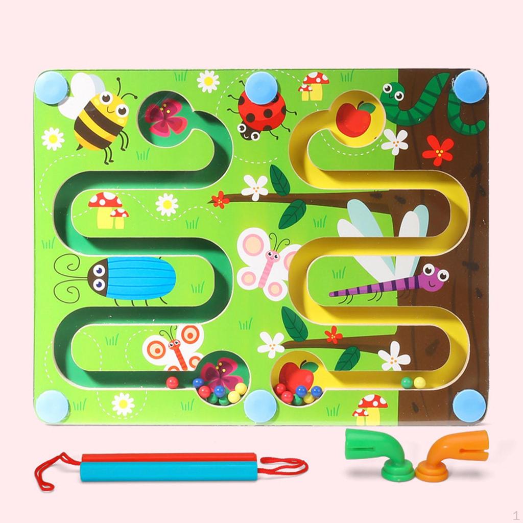 Maze Game Labyrinth Toys Brain Teaser Learning Education Puzzle Children