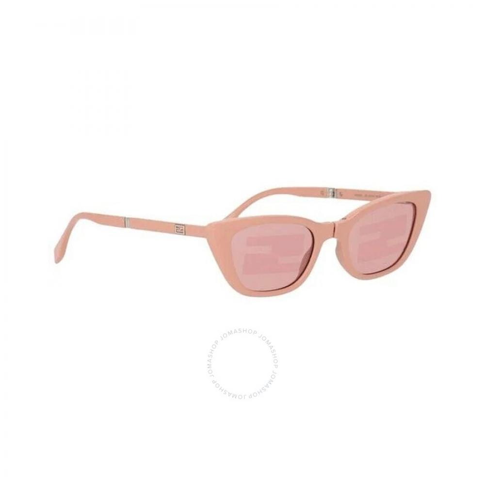 

Жіночі сонцезахисні окуляри Fendi Pink Logo Folding Cat Eye FE40089I 72U 53