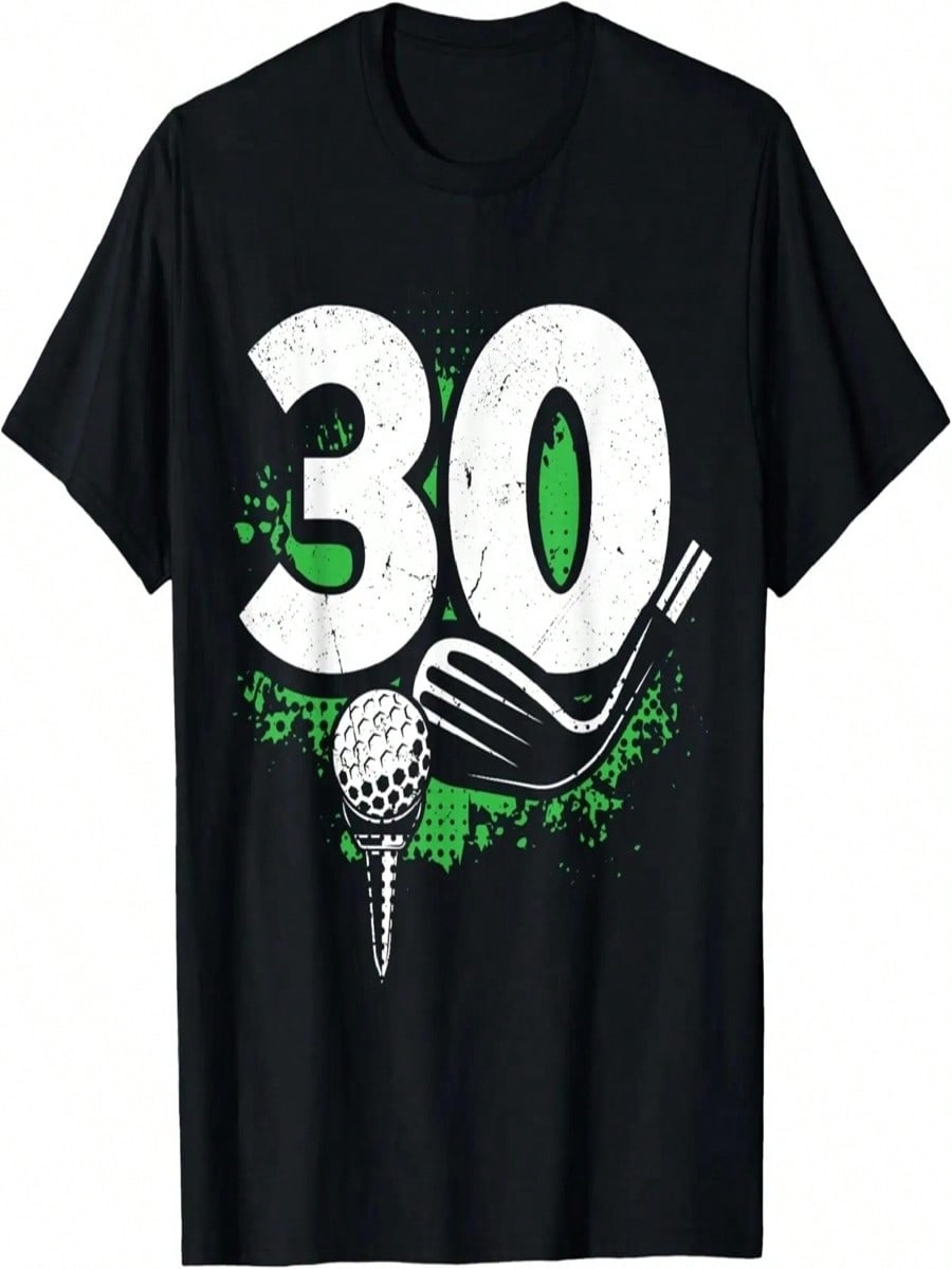 30th Birthday Golf Player Golf 30 Years Old T-Shirt S разноцветный