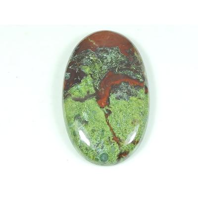 22X47X07 MM Natürlicher Drachenjaspis Oval Form Cabochon Lose Edelstein 87 Karat. SY-478
