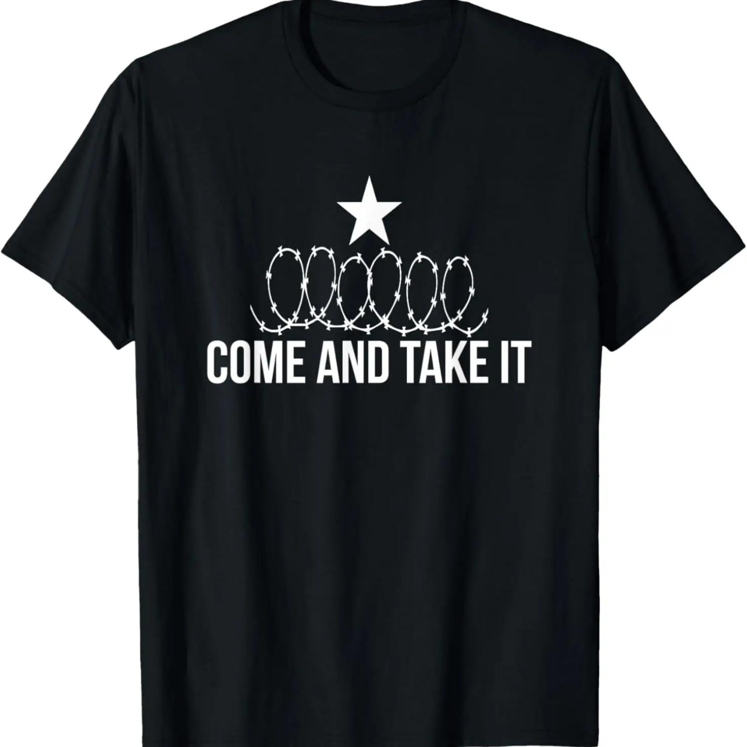 Come And Take It Texas Border T-Shirt S чёрный