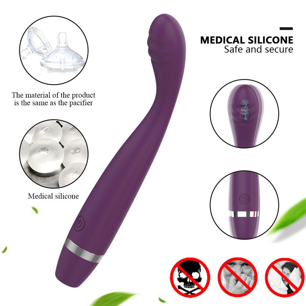 Beginner G-Spot Vibrator for Women 8 Seconds to Orgasm Finger Shaped Vibes Nipple Clitoris Stimulator Sex Toys for Adult Female