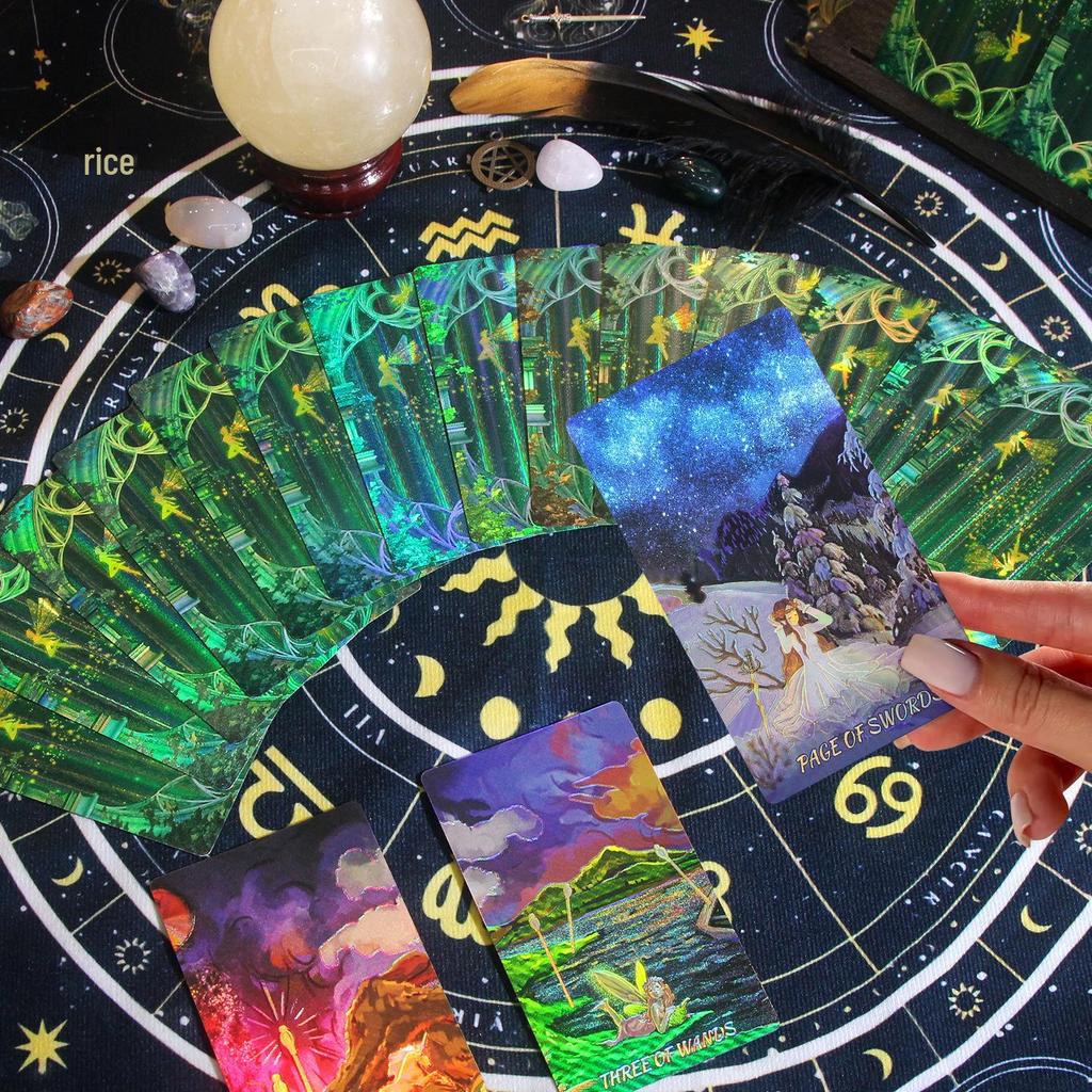 Classic Waite Waterproof Tarot Card Set with Tutorial - High-End Plastic Cards