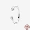 925 Sterling Silver Open Ring Style  Paved Heart Butterfly Flower Colorful Gemstone Ring For Women Daily Wear Jewelry Gift 2026
