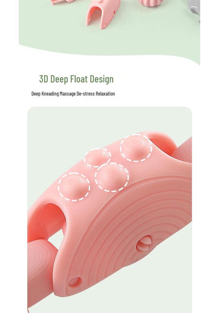 Adjustable Roller Massager: Neck, Shoulder & Back Relief with Detachable Ball