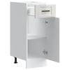 Vidaxl Kitchen Base Cabinet, Porto, White, Wood-based Material