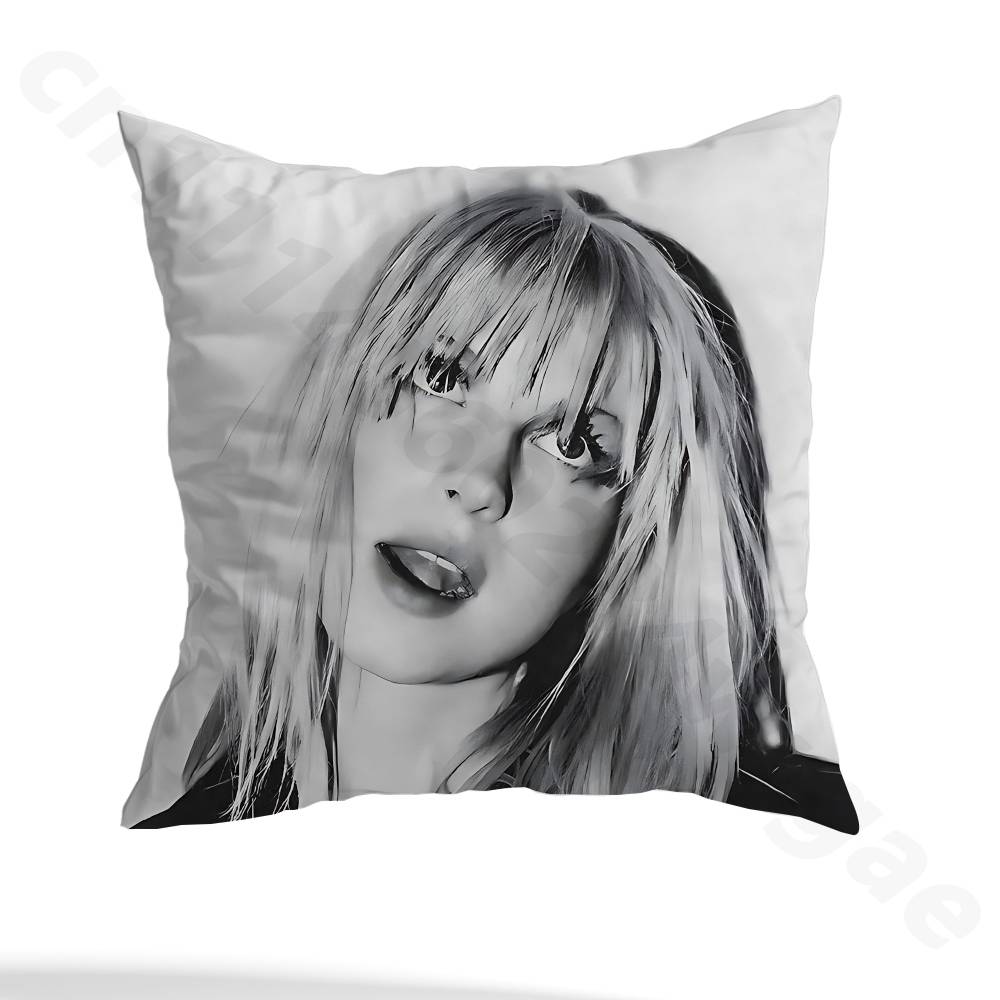 H-Hayley Williams P-Paramore Pillow Case Square Double-Sided Printing Short Plush Sofa Cushion Cover Bedroom Bedside Pillow