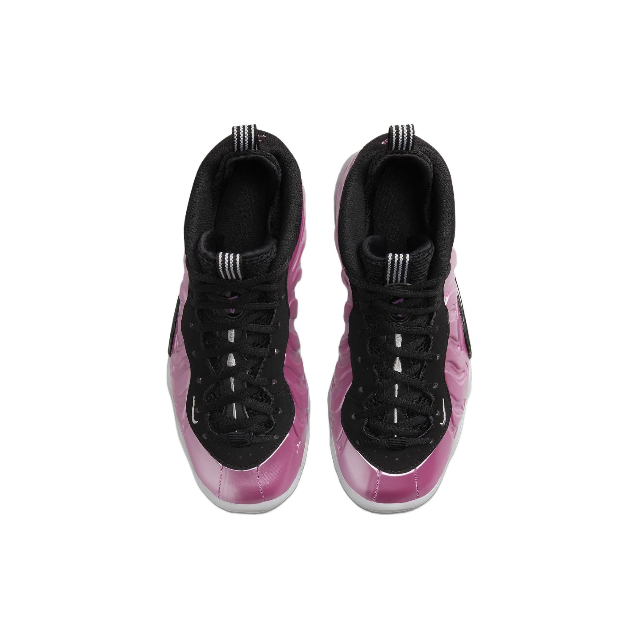 Nike Little Posite One GS поляризованные розовые кроссовки металлик-серебристый черный — фото 4