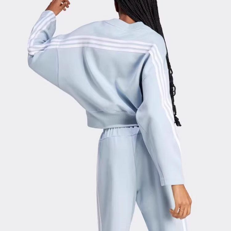 New Adidas Sweatshirt Women's Light Blue IL3056