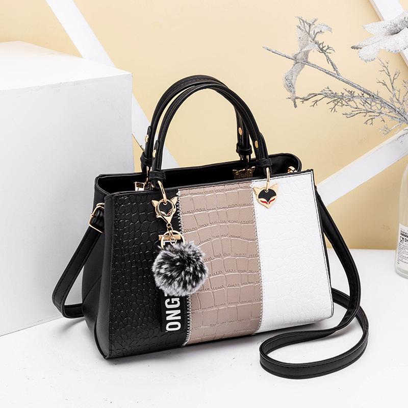 2025 Women's Large Capacity Stone Pattern Handbag: Korean Style Crossbody