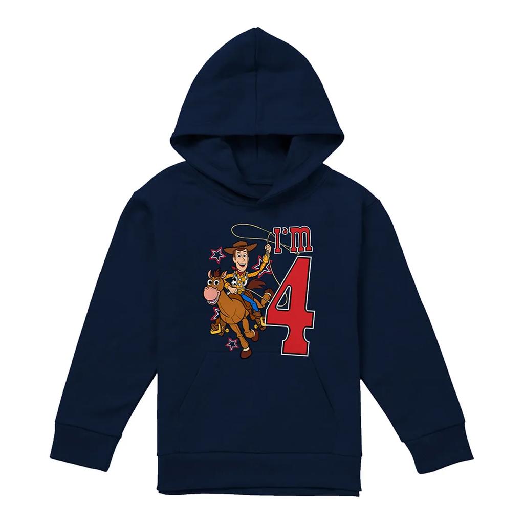 Toy Story Childrens/Kids IÂ´m 4 Woody Birthday Hoodie