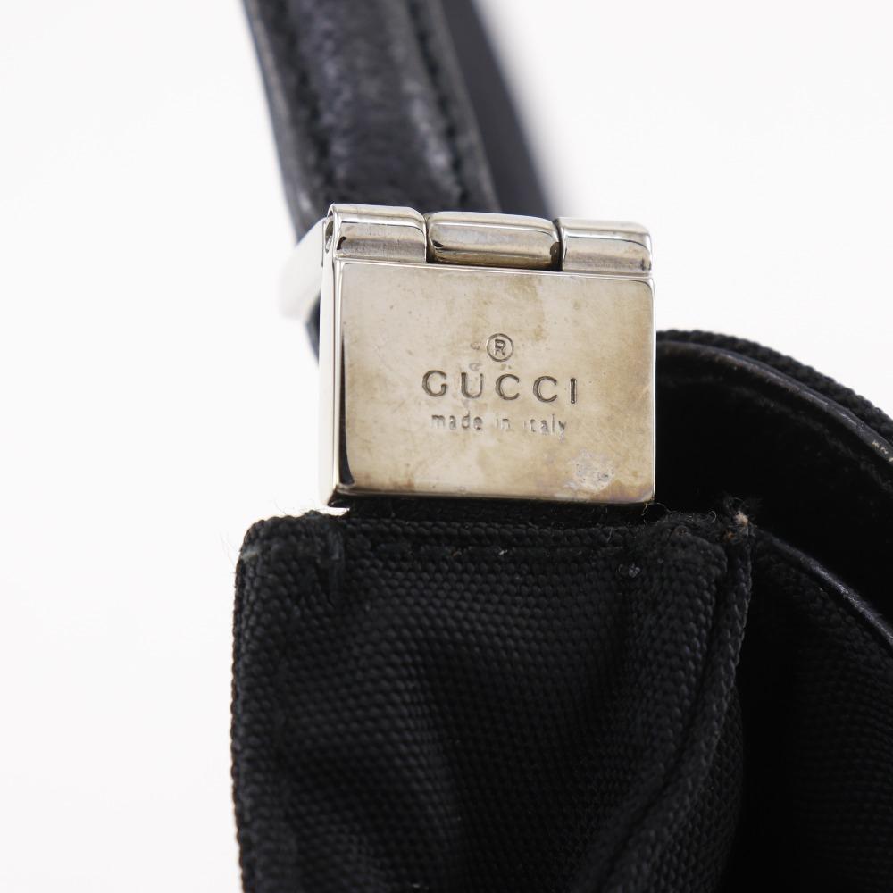 GUCCI Jackie Shoulder Bag 001.3734.200047 black Nylon canvas Women Used