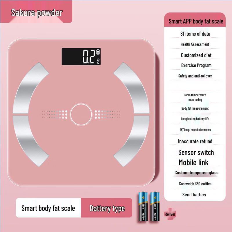 Smart Body Fat Scale with App & Type-C Charging