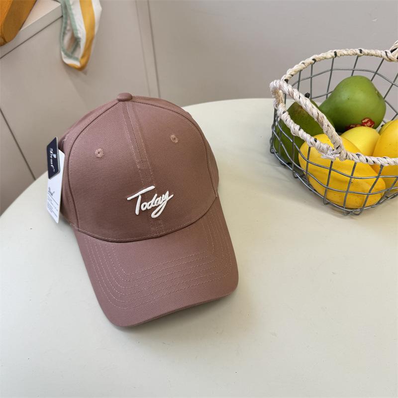 Spring And Summer Hats Alphabet Baseball Caps Men'S And Women'S Casual Versatile And Thin Peaked Caps Sunscreen